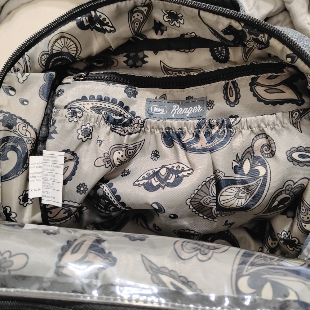 Lug ~Ranger~ Crossbody Handbag Purse Heather Gray  OBO - Picture 14 of 14